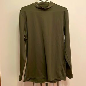 Mens Under Armor Shirt Sz Large Dark Olive